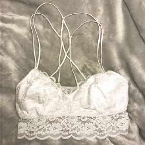White lace bralette~